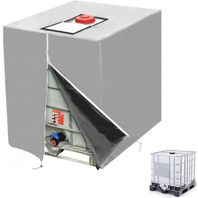 SCORPIO Bache Pour Cuve 1000l Ibc,housse De Protection, Anti-uv Anti-poussière Couverture Container Réservoir Ibc,bâche De Protection, Étanche,(argent,120 X 100 X 116 Cm) - Publicité SCORPIO Bache Pour Cuve 1000l Ibc,housse De Protection, Anti-uv Anti-poussière Couverture Container Réservoir Ibc,bâche De Protection, Étanche,(argent,120 X 100 X 116 Cm) - Publicité