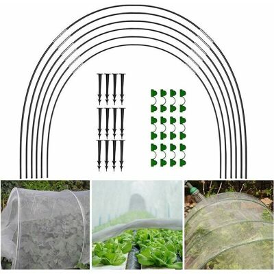 URSUS Filets Anti-oiseaux, Anti-insectes Et Ravageurs,ensemble De 18 Arceaux Pour Serre Tunnel Surélevée, Constituant Un Cadre De Culture En Fibre De Verre Pour Vos Plantes Dans Le Jardin. Publicité URSUS Filets Anti-oiseaux, Anti-insectes Et Ravageurs,ensemble De 18 Arceaux Pour Serre Tunnel Surélevée, Constituant Un Cadre De Culture En Fibre De Verre Pour Vos Plantes Dans Le Jardin. Publicité