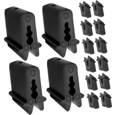 ABYSSE 100pièces Clips De Fixation Pour Serre Et Jardin Pinces Plastique Pour Ombrage Filets Et Films Solaires - Publicité ABYSSE 100pièces Clips De Fixation Pour Serre Et Jardin Pinces Plastique Pour Ombrage Filets Et Films Solaires - Publicité