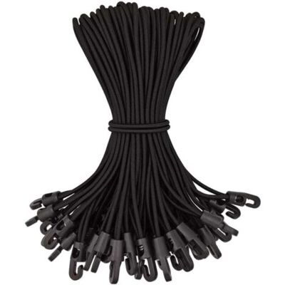 ABYSSE Lot De 50 Tendeurs Élastiques Avec Crochets, Tendeurs En Caoutchouc Avec Crochets Pour Bâche De Piscine De Haute Qualité - Publicité ABYSSE Lot De 50 Tendeurs Élastiques Avec Crochets, Tendeurs En Caoutchouc Avec Crochets Pour Bâche De Piscine De Haute Qualité - Publicité