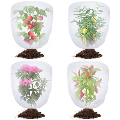 Melissa Lot De 4 Filets De Jardin Antiparasitaires Avec Cordon De Serrage,,filet Anti-oiseaux Pour La Protection Du Jardin – Moustiquaire Tomate Housse De Protection Pour Plantes De Jardin Pour Légumes Myrtil - Publicité Melissa Lot De 4 Filets De Jardin Antiparasitaires Avec Cordon De Serrage,,filet Anti-oiseaux Pour La Protection Du Jardin – Moustiquaire Tomate Housse De Protection Pour Plantes De Jardin Pour Légumes Myrtil - Publicité