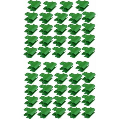 Melissa Lot De 48 Colliers De Serrage Pour Tuyau De Jardin, Accessoires De Film D'Abri De Jardin, Diamètre Extérieur 16 Mm, Piquets Pour Plantes, Clips En Plastique Pour Serre, Vert - Publicité Melissa Lot De 48 Colliers De Serrage Pour Tuyau De Jardin, Accessoires De Film D'Abri De Jardin, Diamètre Extérieur 16 Mm, Piquets Pour Plantes, Clips En Plastique Pour Serre, Vert - Publicité