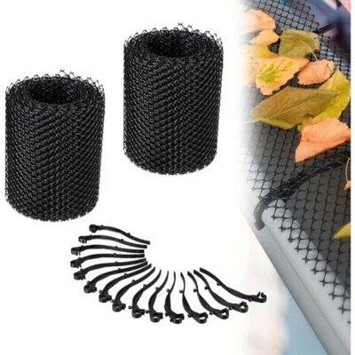 SCORPIO Grillage Protege Gouttiere 6 M X 15 Cm Grillage De Protection Pour Chéneaux Avec Clips De Fixation Protection Pour Gouttière 2stk - Publicité SCORPIO Grillage Protege Gouttiere 6 M X 15 Cm Grillage De Protection Pour Chéneaux Avec Clips De Fixation Protection Pour Gouttière 2stk - Publicité