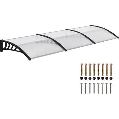 Generic Auvent De Porte Toit Marquise En Polycarbonate Auvent De Porte D'Entrée Bord En Aluminium Contre La Pluie Et Uv - Publicité Generic Auvent De Porte Toit Marquise En Polycarbonate Auvent De Porte D'Entrée Bord En Aluminium Contre La Pluie Et Uv - Publicité