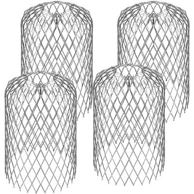 MOXIE 4 Pcs Crapaudine De Gouttière En Aluminium 815cm Antirouille Filtres De Gouttière Etanche Grillage Gouttiere Robuste Durable Pour Maison Avant-toit Fossé Égout Tuyau De Descente - Argent - Publicité MOXIE 4 Pcs Crapaudine De Gouttière En Aluminium 815cm Antirouille Filtres De Gouttière Etanche Grillage Gouttiere Robuste Durable Pour Maison Avant-toit Fossé Égout Tuyau De Descente - Argent - Publicité