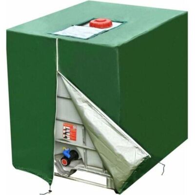 URSUS Bâche Cuve 1000l Anti Uv 210d Ibc Housse Container Réservoir D'Eau Avec Cordon Fermeture Éclair - Publicité URSUS Bâche Cuve 1000l Anti Uv 210d Ibc Housse Container Réservoir D'Eau Avec Cordon Fermeture Éclair - Publicité