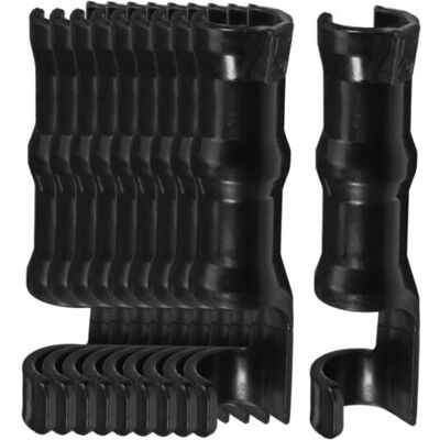 ABYSSE 30pièces Clips De Fixation Pour Serre Plastique Pinces Coupe-vent Pour Film De Serre Clips De Jardin Résistants - Publicité ABYSSE 30pièces Clips De Fixation Pour Serre Plastique Pinces Coupe-vent Pour Film De Serre Clips De Jardin Résistants - Publicité