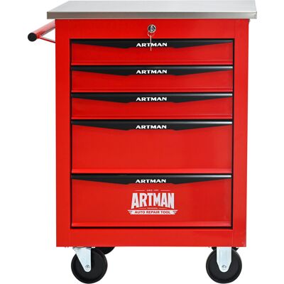 ACKERMAN 5 Schubladen Multifunktional Werkzeugwagen Mit Rädern, Metallrollwerkzeugwagen Aufbewahrung Für Garage Workshop Warehouse Reparaturwerkstatt-mit Edelstahldach-rot & Schwarz(red&black) - Publicité ACKERMAN 5 Schubladen Multifunktional Werkzeugwagen Mit Rädern, Metallrollwerkzeugwagen Aufbewahrung Für Garage Workshop Warehouse Reparaturwerkstatt-mit Edelstahldach-rot & Schwarz(red&black) - Publicité