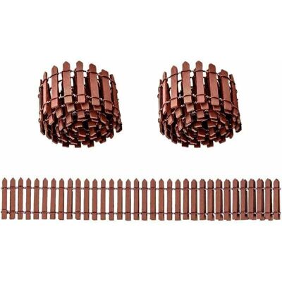 Scotch Mini Clôture Jardin 3 Pièces En Bois Flexible Pour Bordure Paysage Et Décoration Extérieure - Publicité Scotch Mini Clôture Jardin 3 Pièces En Bois Flexible Pour Bordure Paysage Et Décoration Extérieure - Publicité