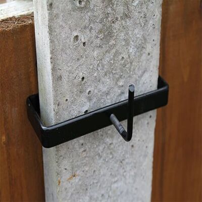 SANS MARQUE Clips De Poteau En Béton Pour Poteaux De Clôture – Support Réglable En Acier – Résistant À La Rouille – Pour Colonnes De 10,2 Cm - Publicité SANS MARQUE Clips De Poteau En Béton Pour Poteaux De Clôture – Support Réglable En Acier – Résistant À La Rouille – Pour Colonnes De 10,2 Cm - Publicité