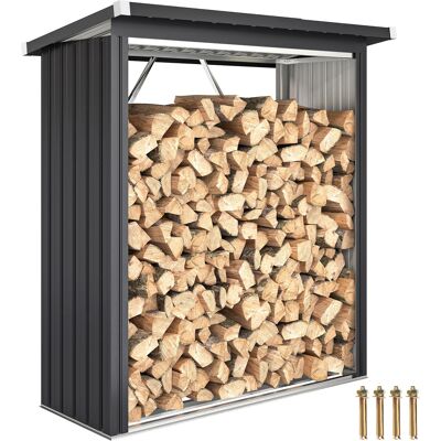 BEYAMIS Abri Chauffant Bois – Support Plancher Surélevé Toit Pente Acier Galvanisé – 150x66,5x150 Cm – Gris - Publicité BEYAMIS Abri Chauffant Bois – Support Plancher Surélevé Toit Pente Acier Galvanisé – 150x66,5x150 Cm – Gris - Publicité