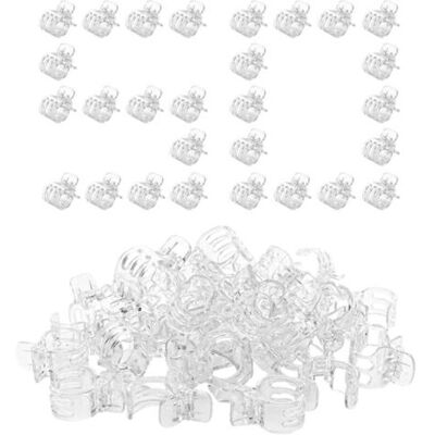 ABYSSE Clips Pour – 50 Pièces De Clips De Support De Jardin Clip De Fixation De Vigne Grimpante Supports De De Serre Intérieure Et Extérieure, Pour Tomates, Orchidées, Pothos, Légumes - Publicité ABYSSE Clips Pour – 50 Pièces De Clips De Support De Jardin Clip De Fixation De Vigne Grimpante Supports De De Serre Intérieure Et Extérieure, Pour Tomates, Orchidées, Pothos, Légumes - Publicité