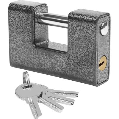 Vision Cadenas Extérieur Robuste Avec 4 Clés - Grand Cadenas Monobloc En Acier Trempé - Anse De 12 Mm D'Épaisseur - Protège Les Portes De Garage, Les Conteneurs, Les Portails Et Les Entrepôts - Publicité Vision Cadenas Extérieur Robuste Avec 4 Clés - Grand Cadenas Monobloc En Acier Trempé - Anse De 12 Mm D'Épaisseur - Protège Les Portes De Garage, Les Conteneurs, Les Portails Et Les Entrepôts - Publicité