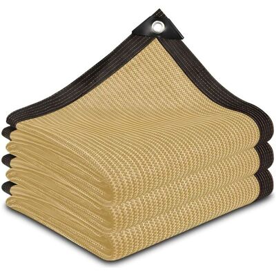 MOXIE Sjlerst Filet D'Ombrage, 90% Tissu Ombrage Pergola Filet D'Ombrage Extérieur, Filet Protection Solaire Tissu D'Ombrage Pour Pergola, Terrasse, Serre, Poulailler, Plantes - Beige (2x2m) - Publicité MOXIE Sjlerst Filet D'Ombrage, 90% Tissu Ombrage Pergola Filet D'Ombrage Extérieur, Filet Protection Solaire Tissu D'Ombrage Pour Pergola, Terrasse, Serre, Poulailler, Plantes - Beige (2x2m) - Publicité