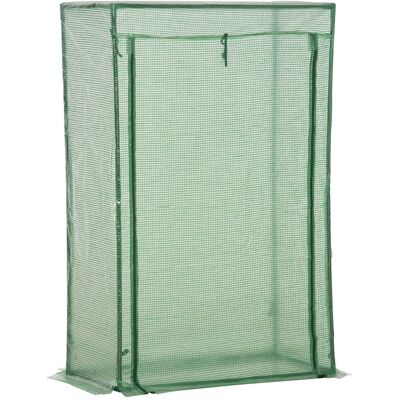 ARRIGONI Serre De Jardin, Serre De Balcon, Bâche Renforcée Pe, Châssis En Acier, Porte Zippée Enroulable, 100 X 50 X 150 Cm Vert - Publicité ARRIGONI Serre De Jardin, Serre De Balcon, Bâche Renforcée Pe, Châssis En Acier, Porte Zippée Enroulable, 100 X 50 X 150 Cm Vert - Publicité
