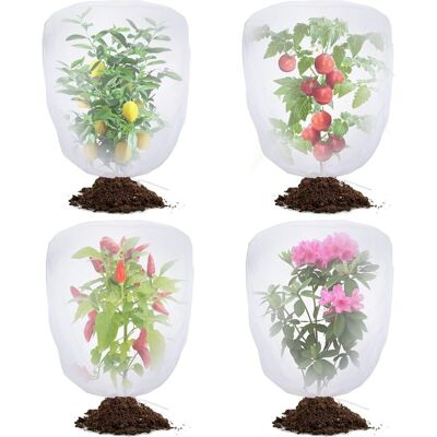 Vision Filet Anti-oiseaux Pour Jardin - Lot De 4 Filets De Protection Anti-parasitaires Avec Cordon De Serrage, 1 M X 0.8 M, Pour Tomates, Légumes, Myrtilles - Publicité Vision Filet Anti-oiseaux Pour Jardin - Lot De 4 Filets De Protection Anti-parasitaires Avec Cordon De Serrage, 1 M X 0.8 M, Pour Tomates, Légumes, Myrtilles - Publicité