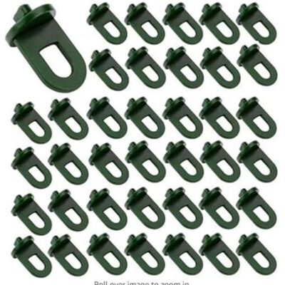ABYSSE Lot De 100 Clips De Fixation En Plastique Pour Serre - Crochets Pour Accrocher Des Serres À La Fixation De Fils Dans Une Serre, Des Matériaux Isolants Et Des Filets - Publicité ABYSSE Lot De 100 Clips De Fixation En Plastique Pour Serre - Crochets Pour Accrocher Des Serres À La Fixation De Fils Dans Une Serre, Des Matériaux Isolants Et Des Filets - Publicité