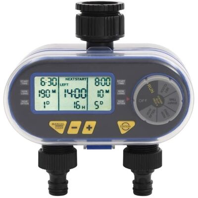 Cellfast Vidaxl Minuterie Numérique Automatique D'Arrosage Et Sortie Double Irrigation Pelouse Jardin Arrière-cour Serre Parterre De 48039 - Publicité Cellfast Vidaxl Minuterie Numérique Automatique D'Arrosage Et Sortie Double Irrigation Pelouse Jardin Arrière-cour Serre Parterre De 48039 - Publicité
