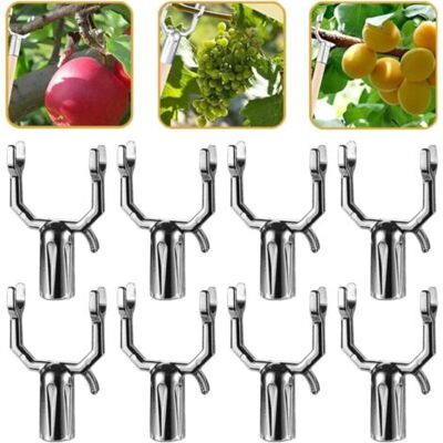 ABYSSE Lot De 8 Supports Pour Branches D'Arbres Fruitiers, Supports Pour Branches De Plantes, Supports Pour Arbres, Supports Pour Plantes, Supports Pour Arbres, Pinces Métalliques Pour Branches D'Arbr - Publicité ABYSSE Lot De 8 Supports Pour Branches D'Arbres Fruitiers, Supports Pour Branches De Plantes, Supports Pour Arbres, Supports Pour Plantes, Supports Pour Arbres, Pinces Métalliques Pour Branches D'Arbr - Publicité