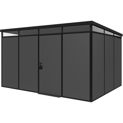 DMORA Abri De Jardin 'sucre', Sol Antidérapant, Lucarne, Modulable Et Composable, Toit En Pente, Fabriqué En Italie, Toit En Plastique - Publicité DMORA Abri De Jardin 'sucre', Sol Antidérapant, Lucarne, Modulable Et Composable, Toit En Pente, Fabriqué En Italie, Toit En Plastique - Publicité
