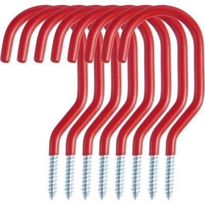 Melissa Lot De 8 Crochets De Vélo, Porte-vélo Pour Usage Polyvalent, À Visser, Pour Abri, Garage, Jardin, Revêtement En Plastique Pour Support Mural Rouge - Publicité Melissa Lot De 8 Crochets De Vélo, Porte-vélo Pour Usage Polyvalent, À Visser, Pour Abri, Garage, Jardin, Revêtement En Plastique Pour Support Mural Rouge - Publicité