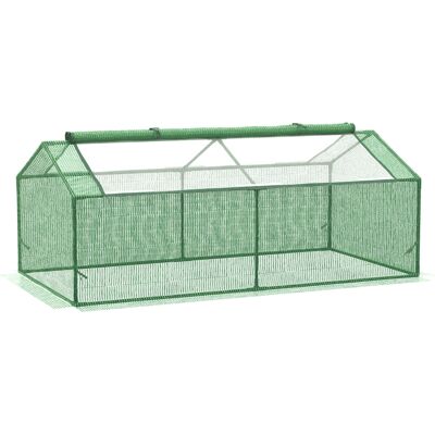 ACKERMAN Serre En Aluminium Avec Fenêtre, Serre À Tomates, Châssis Froid, 180 X 90 X 70 Cm, Verte - Publicité ACKERMAN Serre En Aluminium Avec Fenêtre, Serre À Tomates, Châssis Froid, 180 X 90 X 70 Cm, Verte - Publicité