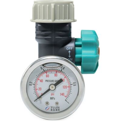 MOXIE Régulateur De Pression De L'Eau Réglable G3/4" Avec Manomètre Pour Serre De Jardin - Publicité MOXIE Régulateur De Pression De L'Eau Réglable G3/4" Avec Manomètre Pour Serre De Jardin - Publicité