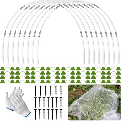 Scotch Arceau Pour Serre Tunnel,90 Pièces Cerceau Pour Serre De Jardin,kit De Maison De Cerceau De Jardin,avec Gants,garden Arceaux Pour Serre Tunnel,pour La Protection Du Givre Hivernal - Publicité Scotch Arceau Pour Serre Tunnel,90 Pièces Cerceau Pour Serre De Jardin,kit De Maison De Cerceau De Jardin,avec Gants,garden Arceaux Pour Serre Tunnel,pour La Protection Du Givre Hivernal - Publicité