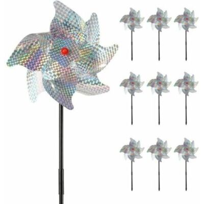 URSUS Epouvantail Et Effaroucheur,répulsif À Oiseaux (lot De 10) 5020cm, Répulsif À Oiseaux Moulin À Vent Réfléchissant Effraye Les Jardins, Les Vergers, Les Maisons, Les Fermes - Plus Sûr Et Effic - Publicité URSUS Epouvantail Et Effaroucheur,répulsif À Oiseaux (lot De 10) 5020cm, Répulsif À Oiseaux Moulin À Vent Réfléchissant Effraye Les Jardins, Les Vergers, Les Maisons, Les Fermes - Plus Sûr Et Effic - Publicité