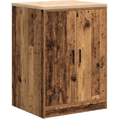 DESIGN IN Armoire De Rangement De Garage Vieux Bois 60x51x85 Cm Bois Pin - Publicité DESIGN IN Armoire De Rangement De Garage Vieux Bois 60x51x85 Cm Bois Pin - Publicité