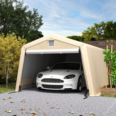 OEM Tente Garage-carport 6,2x3,3x2,4m - Acier Galvanisé, Pe 150g/m² Imperméable Anti-uv - Publicité OEM Tente Garage-carport 6,2x3,3x2,4m - Acier Galvanisé, Pe 150g/m² Imperméable Anti-uv - Publicité