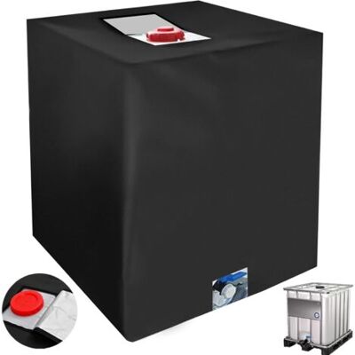 SCORPIO Bâche Réservoir D'Eau, Bache Pour Cuve 1000l Ibc, Anti-uv Couverture Container Réservoir Ibc, Housse De Protection Pour Cuve Avec Fermeture Éclair, 120x100x116cm - Publicité SCORPIO Bâche Réservoir D'Eau, Bache Pour Cuve 1000l Ibc, Anti-uv Couverture Container Réservoir Ibc, Housse De Protection Pour Cuve Avec Fermeture Éclair, 120x100x116cm - Publicité