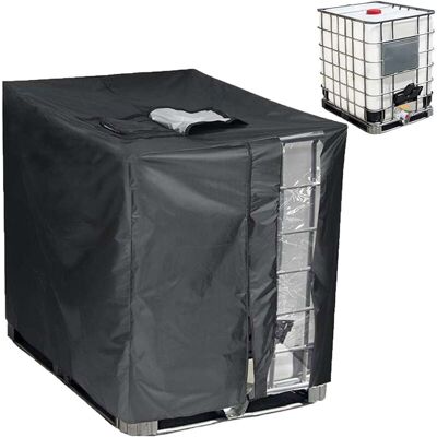 MOXIE Housse De Réservoir Ibc 1000l,housse De Baril De Pluie Étanche,jardin De La Cour Bâche De Réservoir D'Eau Avec Fermeture Éclair,housse De Protection Ibc - Publicité MOXIE Housse De Réservoir Ibc 1000l,housse De Baril De Pluie Étanche,jardin De La Cour Bâche De Réservoir D'Eau Avec Fermeture Éclair,housse De Protection Ibc - Publicité