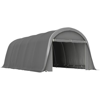 DESIGN IN Carport Tente De Garage 3,6 X 7,2 M Abri Voiture Extérieur Tente De Stockage Avec Parois Latérales Amovibles, Gris Foncé - Publicité DESIGN IN Carport Tente De Garage 3,6 X 7,2 M Abri Voiture Extérieur Tente De Stockage Avec Parois Latérales Amovibles, Gris Foncé - Publicité