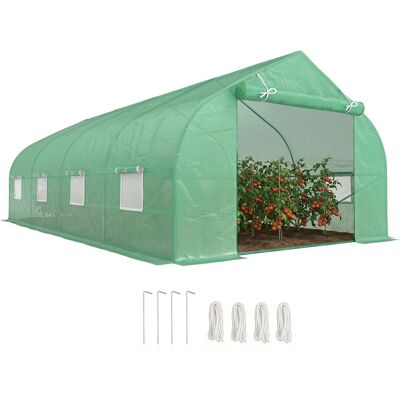 ARRIGONI Serre De Jardin Tunnel Bache Plastique 595 X 300 X 200 Cm - Publicité ARRIGONI Serre De Jardin Tunnel Bache Plastique 595 X 300 X 200 Cm - Publicité