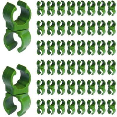 ABYSSE 50pcs Connecteurs De Pieu De Jardin 16 Mm Clips Poteau Tente En Plastique Pour Les Cadres Serre, Support Fleurs, Configuration Tente Culture, Enjeux Plante, Structures Ja - Publicité ABYSSE 50pcs Connecteurs De Pieu De Jardin 16 Mm Clips Poteau Tente En Plastique Pour Les Cadres Serre, Support Fleurs, Configuration Tente Culture, Enjeux Plante, Structures Ja - Publicité