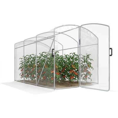ARRIGONI Serre Tunnel De Jardin Bache Transparente Cadre Acier Galvanise 3x2x2m - Publicité ARRIGONI Serre Tunnel De Jardin Bache Transparente Cadre Acier Galvanise 3x2x2m - Publicité