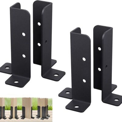 Scotch Kit De Supports De Pergola Stables 4 Pièces, Kit De Base De Poteau De Clôture En Métal Pour Terrasse, Couverture De Patio, Clôture, Garde-corps, Boîte Aux Lettres - Publicité Scotch Kit De Supports De Pergola Stables 4 Pièces, Kit De Base De Poteau De Clôture En Métal Pour Terrasse, Couverture De Patio, Clôture, Garde-corps, Boîte Aux Lettres - Publicité