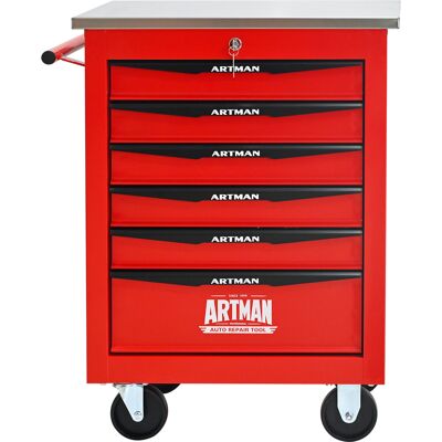 ACKERMAN 6 Schubladen Multifunktional Werkzeugwagen Mit Rädern, Metall-roll-werkzeugwagen Lagerung Für Garage Workshop Warehouse Reparaturwerkstatt-mit Edelstahldach-rot & Schwarz(red&black) - Publicité ACKERMAN 6 Schubladen Multifunktional Werkzeugwagen Mit Rädern, Metall-roll-werkzeugwagen Lagerung Für Garage Workshop Warehouse Reparaturwerkstatt-mit Edelstahldach-rot & Schwarz(red&black) - Publicité