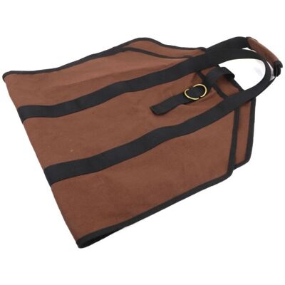 MOXIE Toile Sac À Bûche Cheminée Sac De Chauffage Imperméable Transporteur De Bois Extérieur Rangement Pour Le Bois De Avec Anti-dérapantes Solide Poignées Sangles Porte-bûches Marron(99x45,7cm) - Publicité MOXIE Toile Sac À Bûche Cheminée Sac De Chauffage Imperméable Transporteur De Bois Extérieur Rangement Pour Le Bois De Avec Anti-dérapantes Solide Poignées Sangles Porte-bûches Marron(99x45,7cm) - Publicité