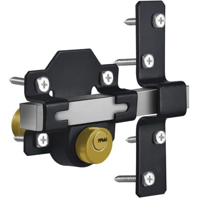 Vision Verrou De Portail Longue Portée, 70 Mm, Double Verrouillage, Acier Inoxydable, Pour Portails En Bois, 5 Clés - Publicité Vision Verrou De Portail Longue Portée, 70 Mm, Double Verrouillage, Acier Inoxydable, Pour Portails En Bois, 5 Clés - Publicité