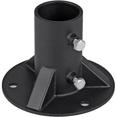 OEM Plaque De Base Robuste En Acier Pour Poteau De Clôture Avec Bride De Mise À La Terre Ronde En Métal, Support De Montage Noir Pour Support De Garde-corps, Poteau D'Éclairage Ou Boîte Aux Lettres (52 Mm - Publicité OEM Plaque De Base Robuste En Acier Pour Poteau De Clôture Avec Bride De Mise À La Terre Ronde En Métal, Support De Montage Noir Pour Support De Garde-corps, Poteau D'Éclairage Ou Boîte Aux Lettres (52 Mm - Publicité