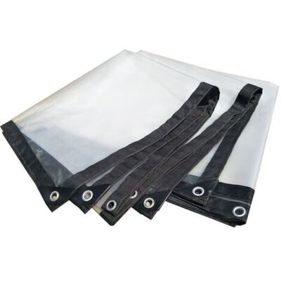 ABYSSE 2x2 Mètres Bâche Imperméable Transparente Avec Œillets, Bâche En Plastique Transparente Épaissie, Bâche Imperméable À La Pluie - Publicité ABYSSE 2x2 Mètres Bâche Imperméable Transparente Avec Œillets, Bâche En Plastique Transparente Épaissie, Bâche Imperméable À La Pluie - Publicité