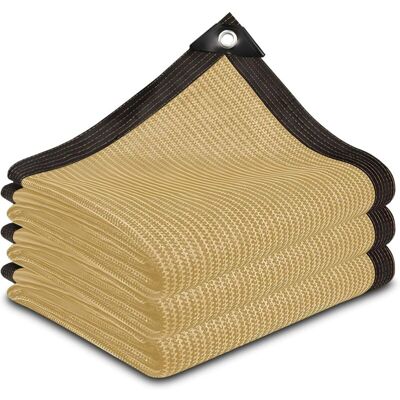 MOXIE Sjlerst Filet D'Ombrage, 90% Tissu Ombrage Pergola Filet D'Ombrage Extérieur, Filet Protection Solaire Tissu D'Ombrage Pour Pergola, Terrasse, Serre, Poulailler, Plantes - Beige (3x5m) - Publicité MOXIE Sjlerst Filet D'Ombrage, 90% Tissu Ombrage Pergola Filet D'Ombrage Extérieur, Filet Protection Solaire Tissu D'Ombrage Pour Pergola, Terrasse, Serre, Poulailler, Plantes - Beige (3x5m) - Publicité
