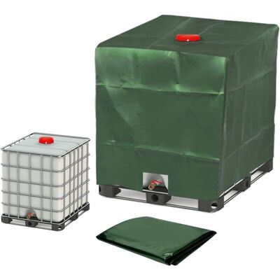 Melissa Bâche Pour Cuve 1000l Ibc, Bâche De Réservoir D'Eau Couvercle De Protection Pour Réservoir Housse De Réservoir Anti-poussière Vert 120 X 100 X 116 Cm - Publicité Melissa Bâche Pour Cuve 1000l Ibc, Bâche De Réservoir D'Eau Couvercle De Protection Pour Réservoir Housse De Réservoir Anti-poussière Vert 120 X 100 X 116 Cm - Publicité