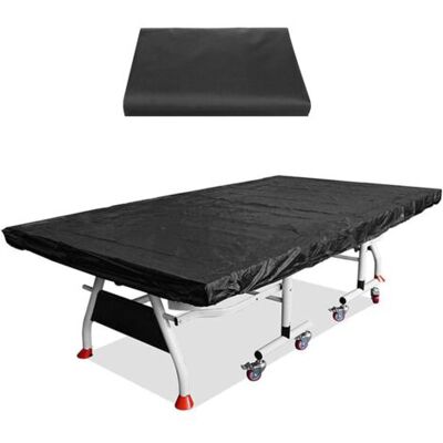 ABYSSE Housse De Protection Solaire Imperméable Pour Table De Ping-pong Extérieure 280x150x5cm – Résistante Aux Intempéries – En Polyester - Publicité ABYSSE Housse De Protection Solaire Imperméable Pour Table De Ping-pong Extérieure 280x150x5cm – Résistante Aux Intempéries – En Polyester - Publicité