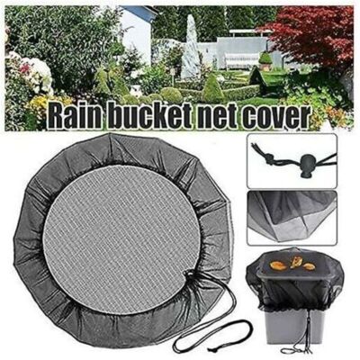 URSUS Couverture Extérieure De Maille De Baril De Pluie De Cordon De Serrage Couverture Portative De Protection De Seau De Jardin De Réservoir D'Eau De Jardin Pour La Pelouse De Jardin - Publicité URSUS Couverture Extérieure De Maille De Baril De Pluie De Cordon De Serrage Couverture Portative De Protection De Seau De Jardin De Réservoir D'Eau De Jardin Pour La Pelouse De Jardin - Publicité