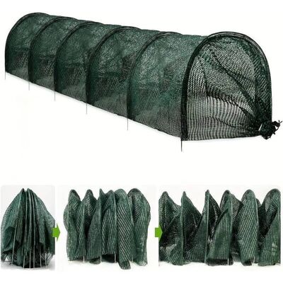 Scotch Tunnel De Plantation Agricole 300 X 45 X 45 Cm En Plastique Noir Avec Filet,tunnel De Jardin En Maille Noire,pour Jardin Potager Protection Contre Le Gel Serre Sans Support,filet Tunn - Publicité Scotch Tunnel De Plantation Agricole 300 X 45 X 45 Cm En Plastique Noir Avec Filet,tunnel De Jardin En Maille Noire,pour Jardin Potager Protection Contre Le Gel Serre Sans Support,filet Tunn - Publicité