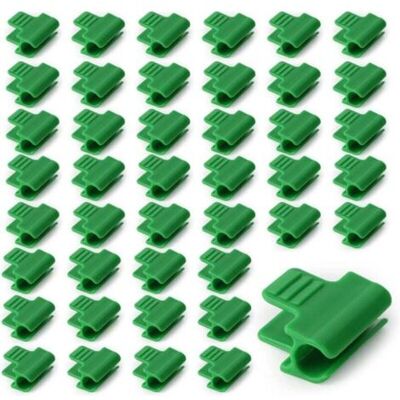 ABYSSE 50 Pièces Pinces Fixations Pour Serre 11mm, Clip De Film De Serre, Pince À Effet De Serre, Clip Pour Tige De Tube De Serre, Clip Cerceau Tunnel De Filet En Plastique, Pour Serres, Cadre, Abris - Publicité ABYSSE 50 Pièces Pinces Fixations Pour Serre 11mm, Clip De Film De Serre, Pince À Effet De Serre, Clip Pour Tige De Tube De Serre, Clip Cerceau Tunnel De Filet En Plastique, Pour Serres, Cadre, Abris - Publicité