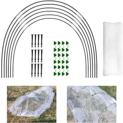 OEM Royaluxe-55 Pièces Arceau Pour Serre Tunnel, Support D'Arceaux De Jardin Ajustable En Fibre De Verre Antirouille, Kit De Maison De Cerceau De Jardin, Support De Plantes Diy, Piquets De Jardinage - Publicité OEM Royaluxe-55 Pièces Arceau Pour Serre Tunnel, Support D'Arceaux De Jardin Ajustable En Fibre De Verre Antirouille, Kit De Maison De Cerceau De Jardin, Support De Plantes Diy, Piquets De Jardinage - Publicité